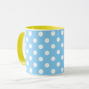 Mug pois rose vif motif
