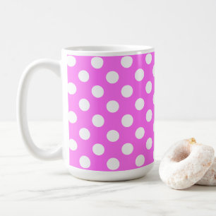 Mug Pois Roses Flashy Et Blancs