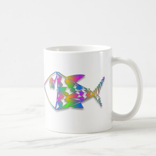 Mug Poisson Abstrait (Droite)