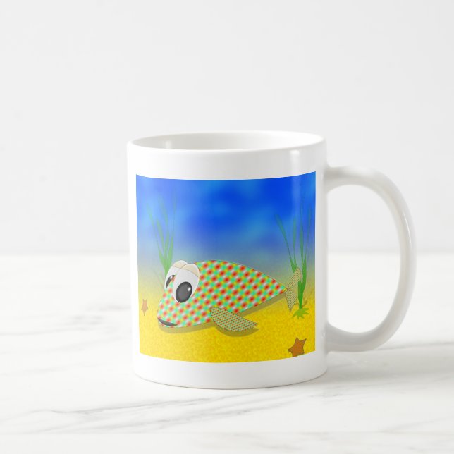 Mug Poisson Carton mignon (Droite)
