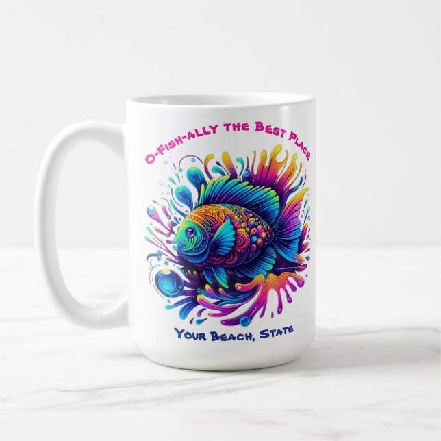 Mug Poisson coloré (Gauche)