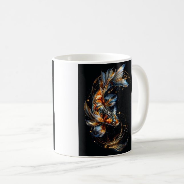 Mug Poisson combattant (Devant droit)