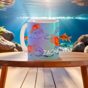 Mug Poisson D'Or Avec Votre Nom