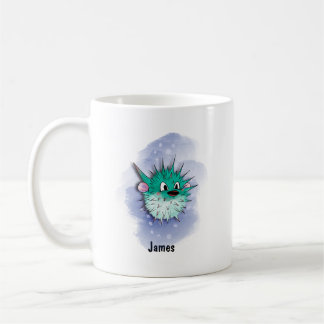 Mug Poisson-globe vert