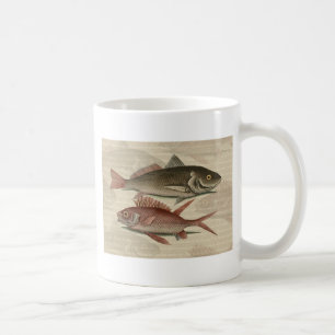 Mug Poisson Perche rouge Art pêcheur