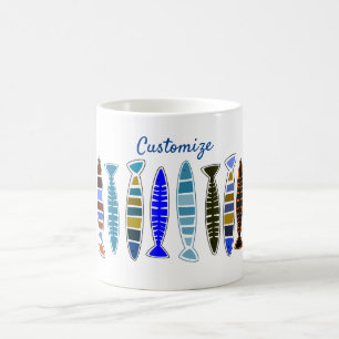 Mug Poisson rayé multicolore Thunder_Cove 