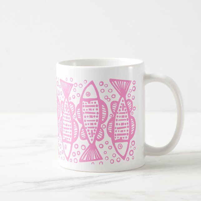 Mug Poisson - rose (Droite)