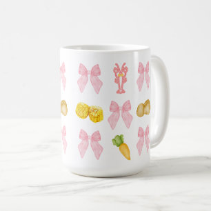 Mug Poisson rose ébullition Fruits de mer pastel Party