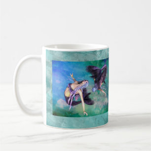 Mug Poissons - Deux sirènes nageant en boucle