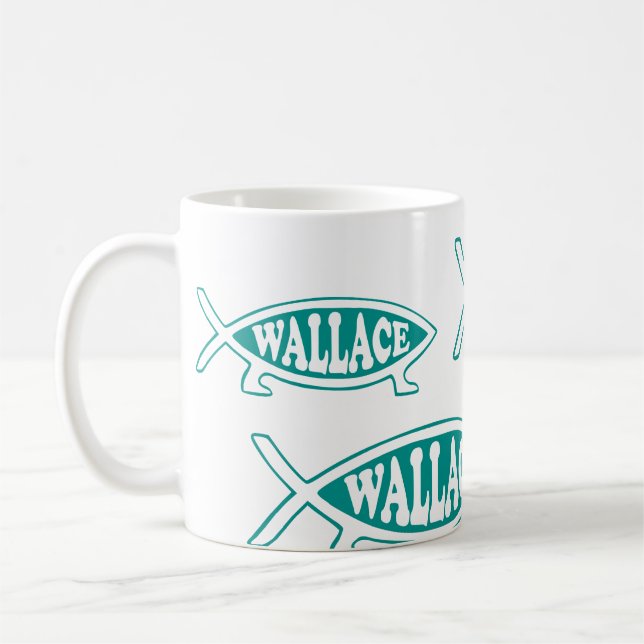 Mug Poissons d'évolution d'Alfred Wallace (Gauche)
