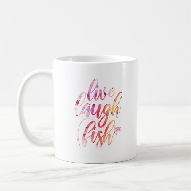 Mug poissons riants vivants, cadeau pour les amateurs  (Gauche)
