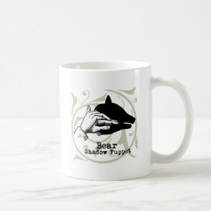 Mug Poitrine de l'ours Marionnette main Vintage
