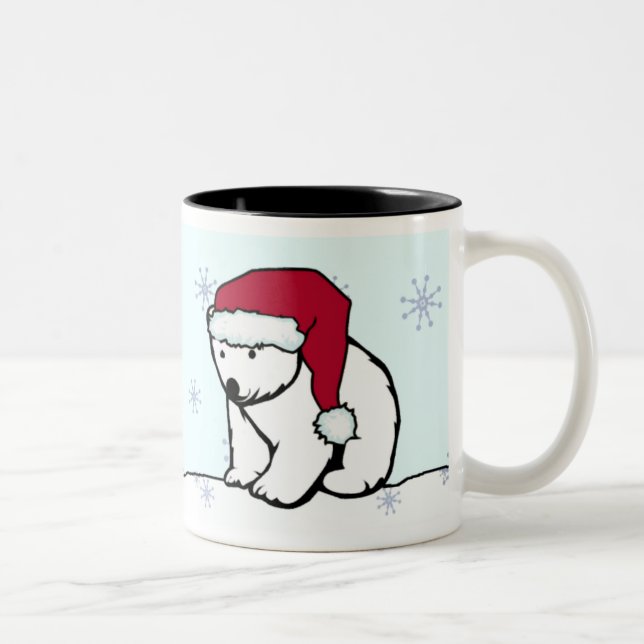 Mug - Polar Bear Santa (Right)