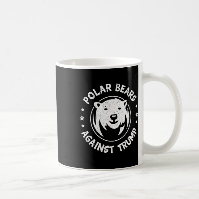 Mug Polar Bears Against Trump Shirt I Save Polar Bear  (Droite)