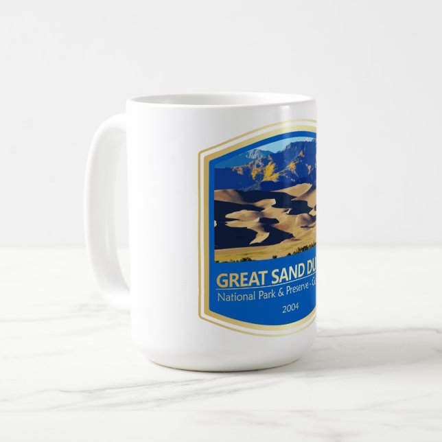 Mug Pôle Nord des grandes dunes de sable (PF1) (Devant gauche)