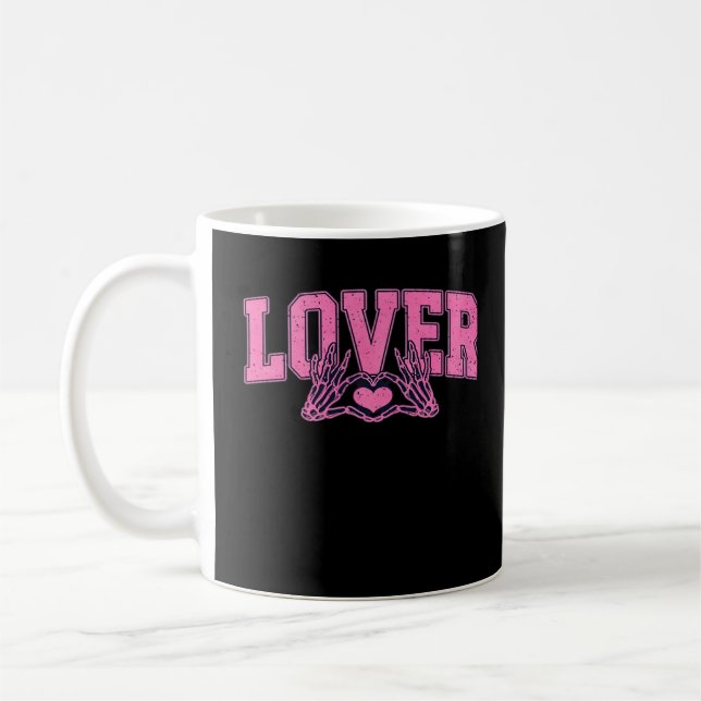 Mug Police Avec Squelette Mains Classique (Gauche)