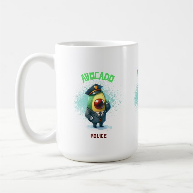 Mug Police d'Avocado (Gauche)