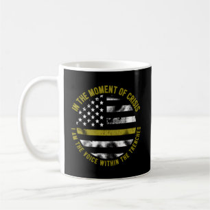 Mug Police Et Dispatcher Mince Gold Line