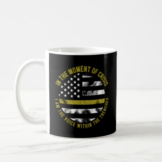 Mug Police Et Dispatcher Mince Gold Line (Gauche)