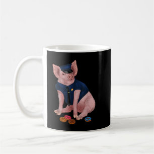 Mug Police Humoristique Doughnut Cochon Cop Pour Polic