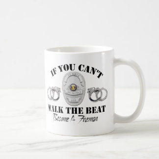 Mug Police si vous ne pouvez pas marcher le battement