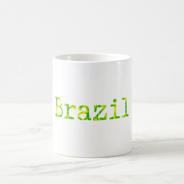 Mug Police verte et jaune du Brésil (Centre)