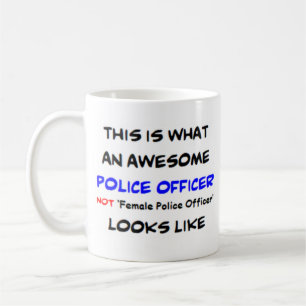 Mug policier pas une femme policier, génial
