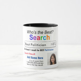 Mug Politicien - Drôle Meilleur sur mesure de recherch