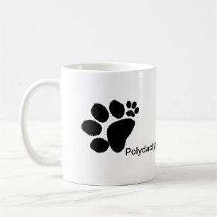 Mug - Polydactyl Paw Prints