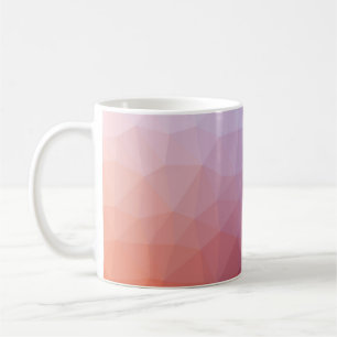 Mug  polygone abstrait. Illustration abstraite moderne