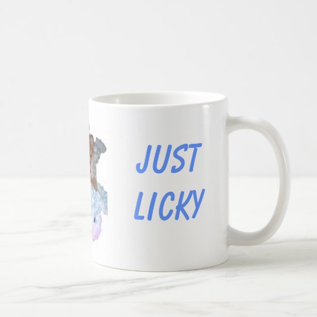 Mug Pomeranian : Non âpre, juste Licky (Droite)