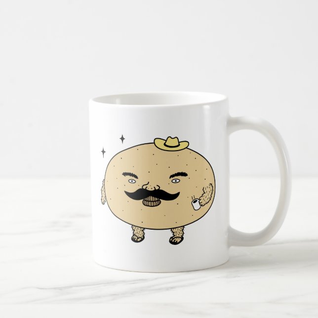 Mug Pomme de terre de macho de gars dur (Droite)