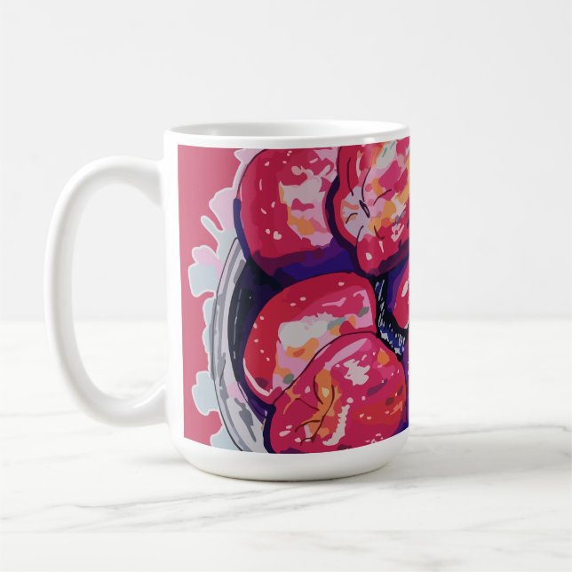 Mug Pommes Abstraites (Gauche)