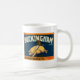 Mug Pommes de Buckingham Bartlett - étiquette vintage