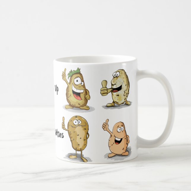 Mug Pommes de terre amusantes (Droite)