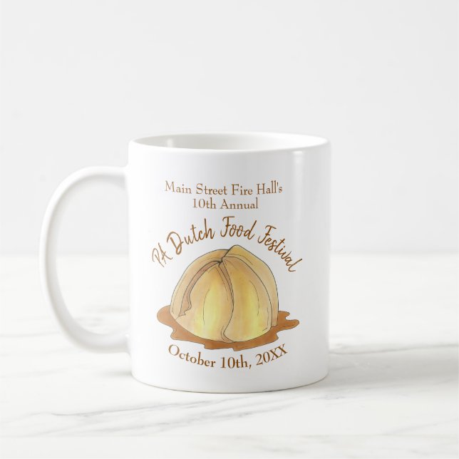 Mug Pommes Dumplings Amish Pennsylvania PA Dutch Food (Gauche)