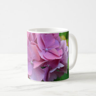 Mug Pompée rose Hydrangea Hortensia Fleur