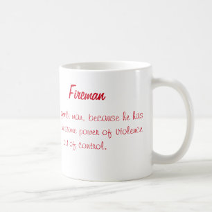 Mug Pompier Pompier Cloche rouge