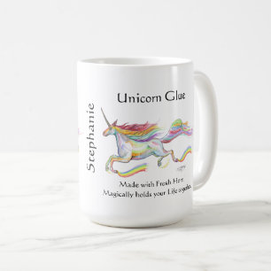Mug Poney drôle d'arc-en-ciel mignon de cheval de