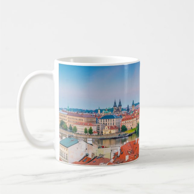 Mug Pont Charles Panoramique Prague Skyline (Gauche)
