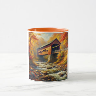 Mug pont couvert d'automne classique