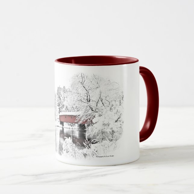 Mug Pont couvert Swanzey,NH (Devant droit)