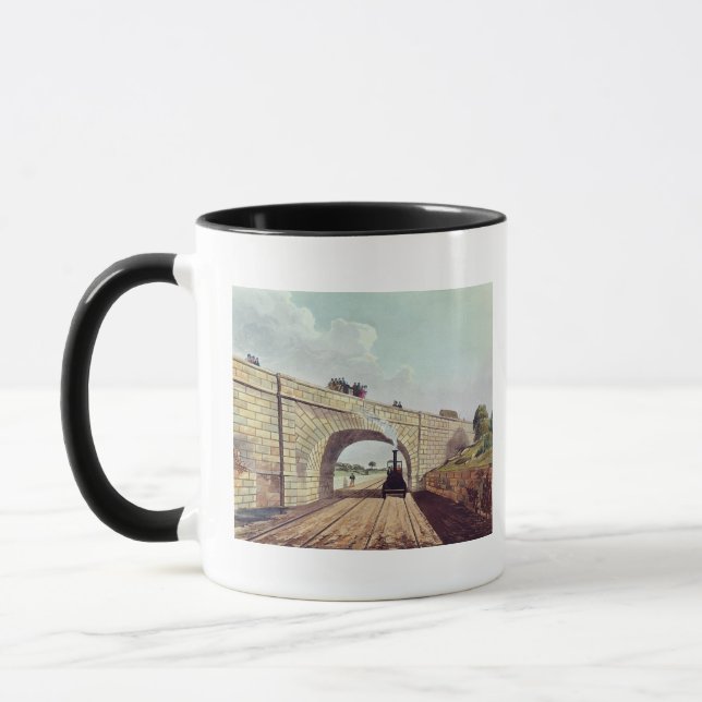 Mug Pont, de 'Liverpool et de Manchester Railway (Gauche)