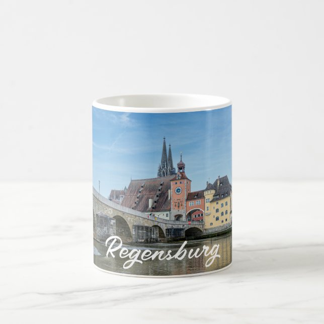 Mug Pont de pierre à Ratisbonne, Allemagne (Centre)