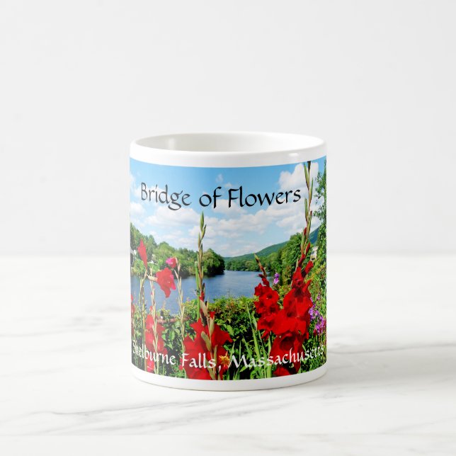 Mug Pont des fleurs, automnes de Shelburne, mA (Centre)