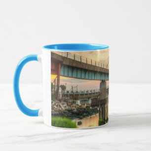 Mug Pont en train de Rockaway