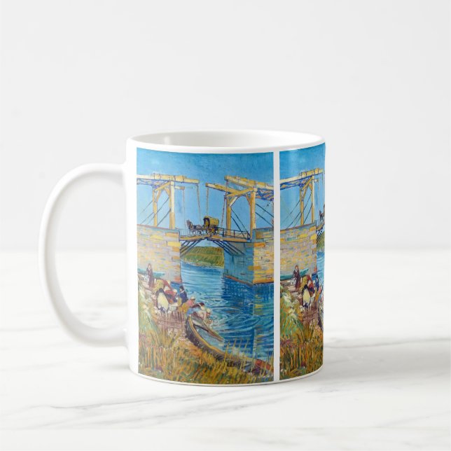 Mug Pont Langlois à Arles (1888) Vincent Van Gogh (Gauche)