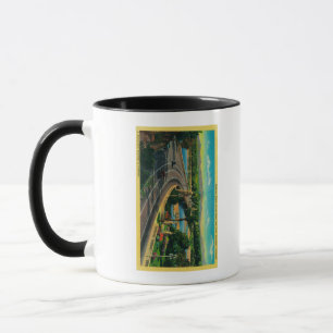Mug Pont routier sur la rivière Père Noël Ana