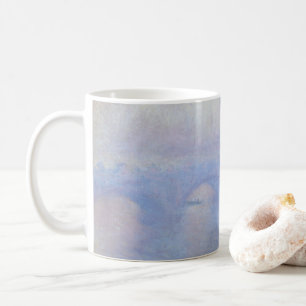 Mug Pont Waterloo, effet Mist par Claude Monet