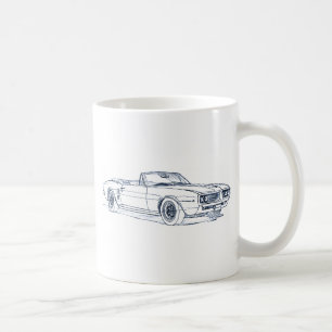 Mug Pontiac Firebird 1968 convertible